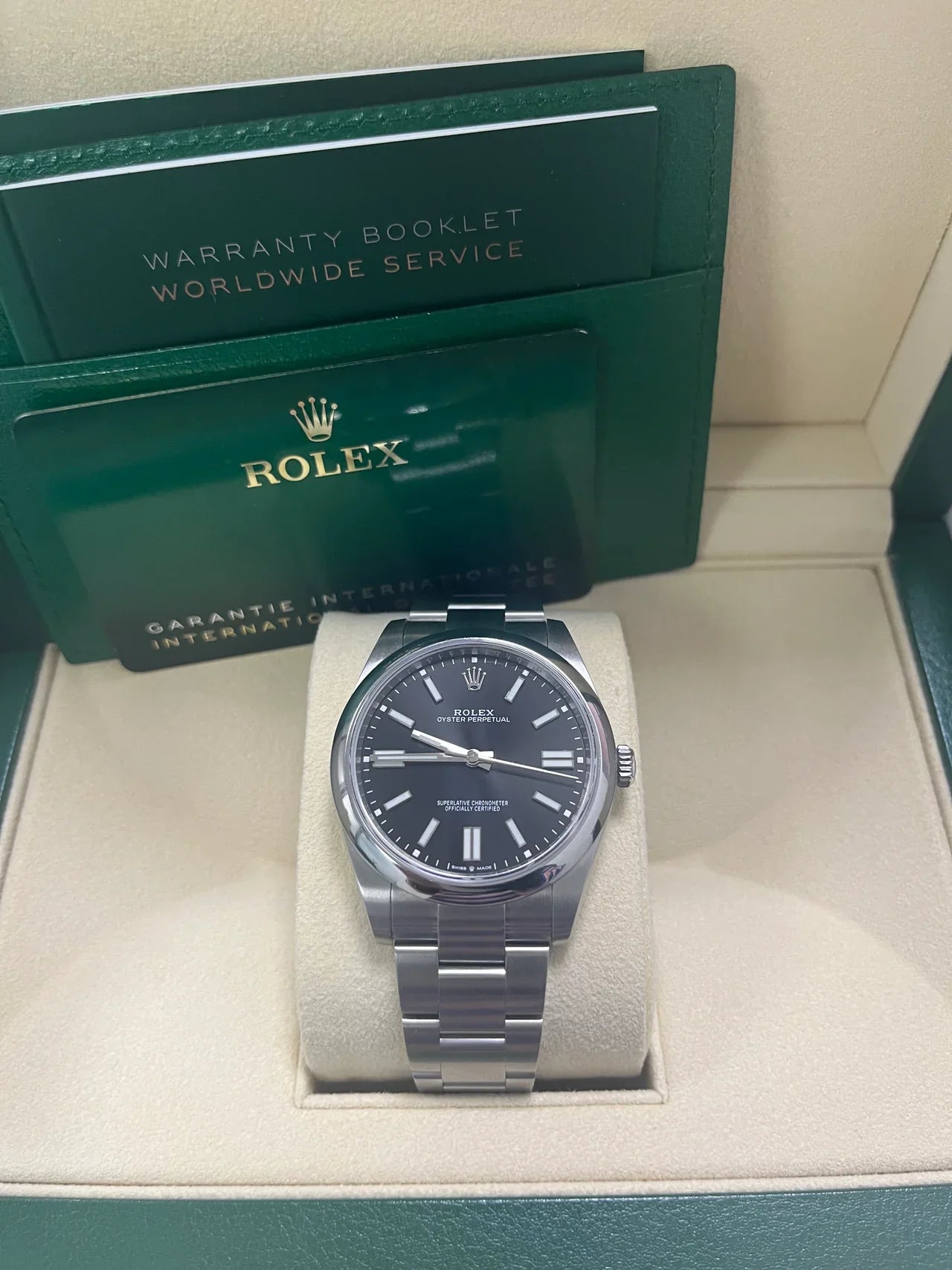 Oyster Perpetual 41 mm Nero